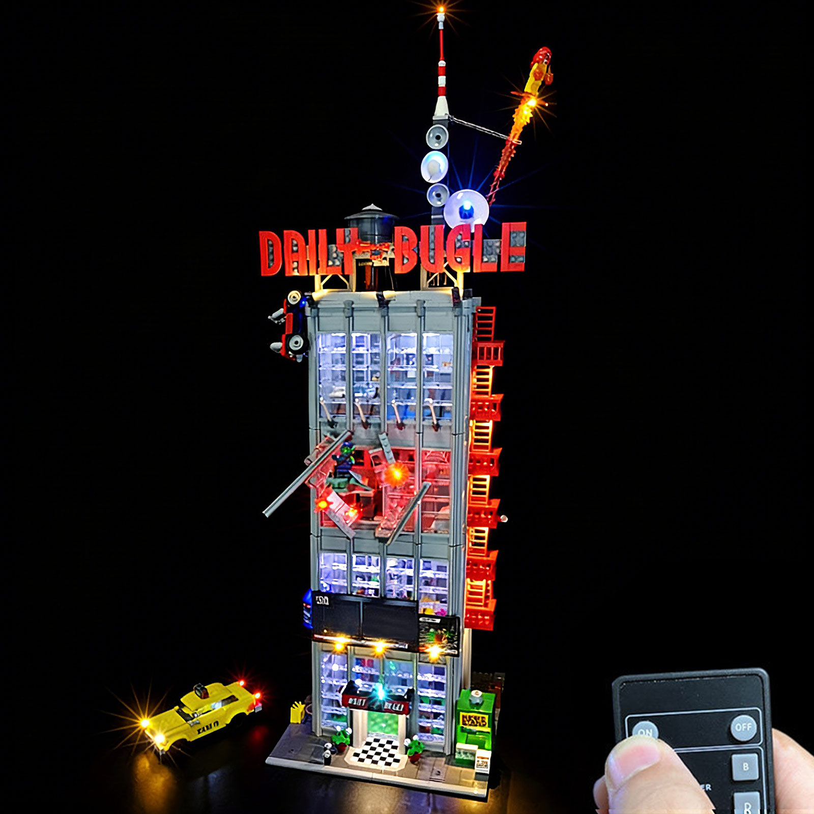 Model Kit Chemistry - LYBMTWF LED-Beleuchtungsset, kompatibel mit Lego 76178