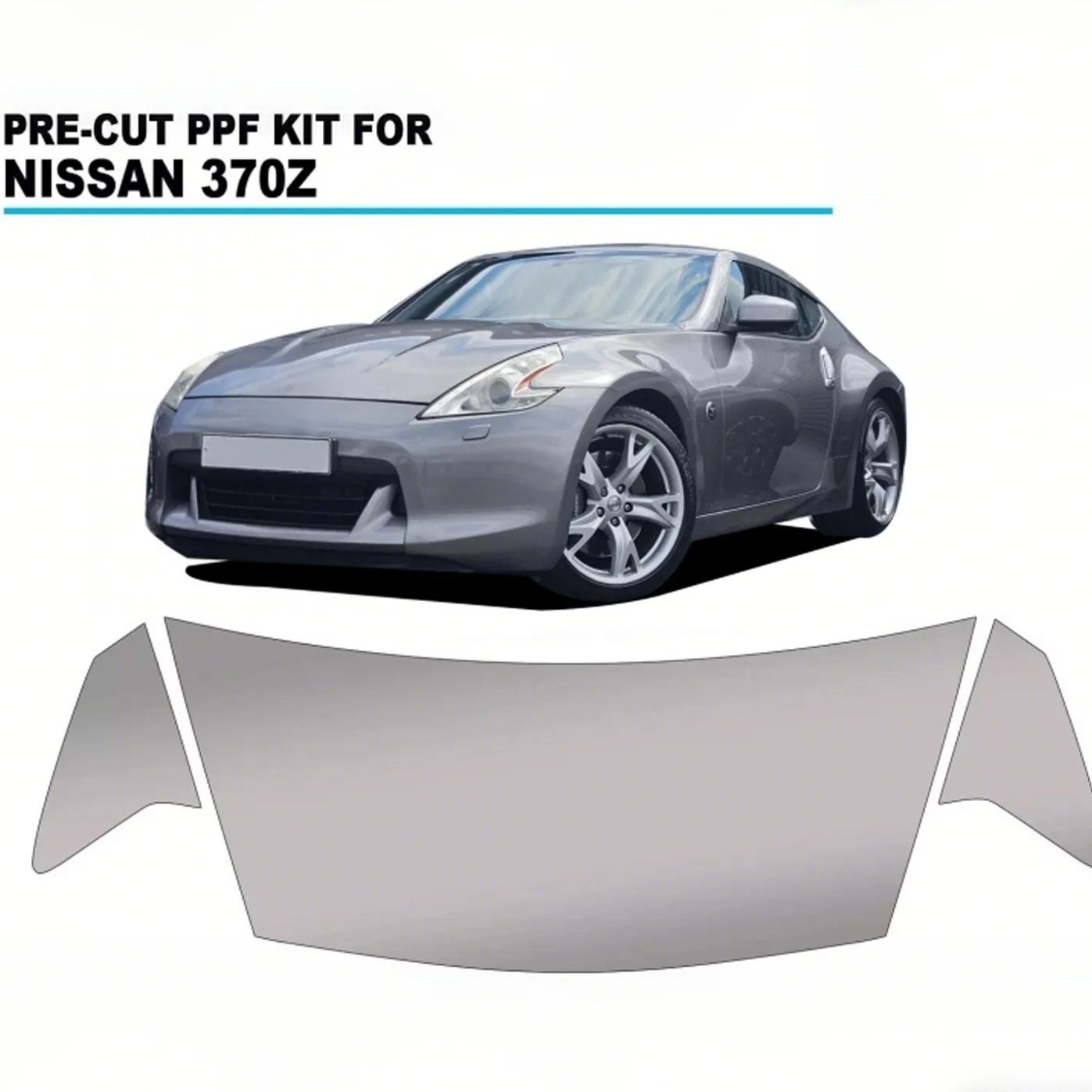 Paint Model Kit - 8,5 Mil TPU Motorhauben-Lackschutzfolie für Nissan