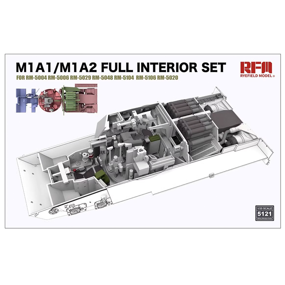 Model Kit History - Rye Field 5121 1/35 Maßstab M1A1
