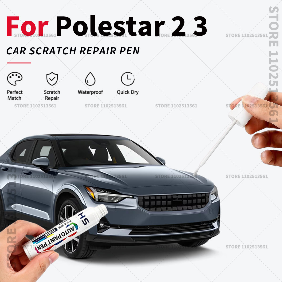 Paint Model Kit - Auto-Lackstift zur Schnellen Reparatur von Kratzern,