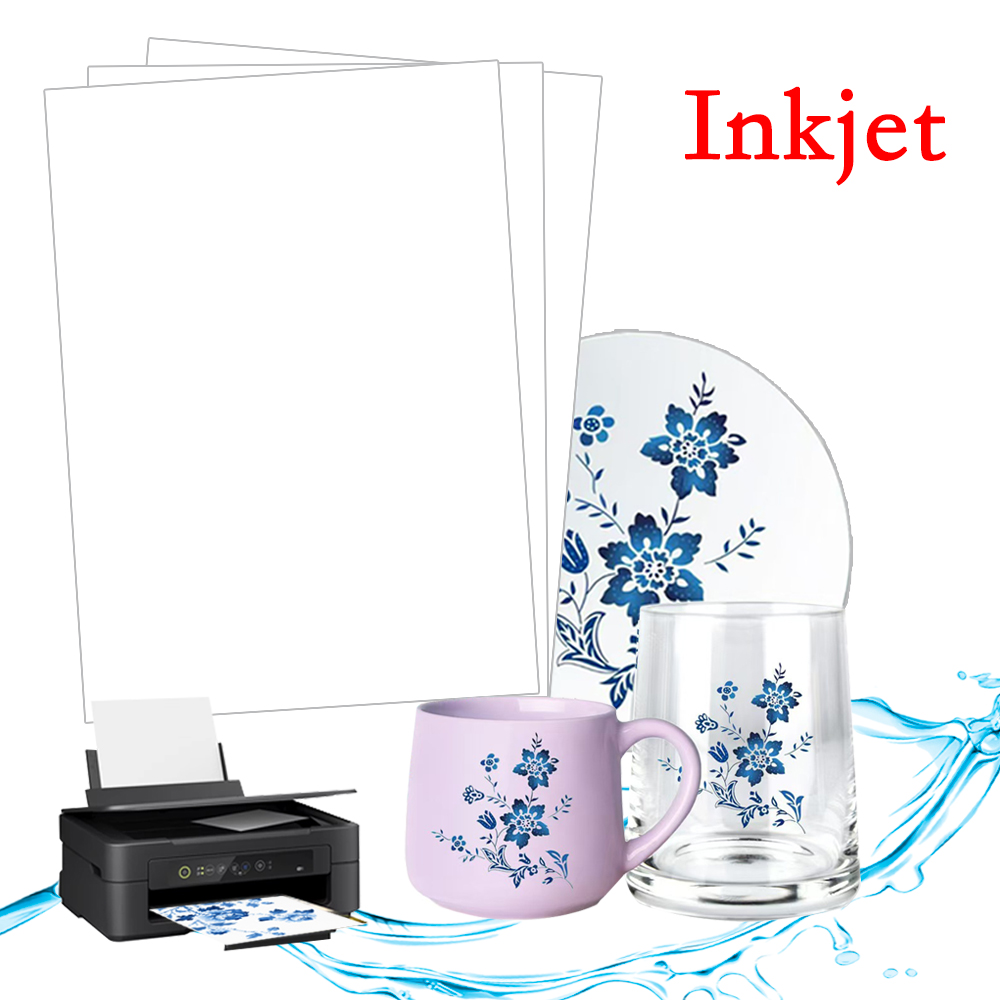Waterslide Decal Paper - A4 10/20 Stück Inkjet Waterslide Aufkleber