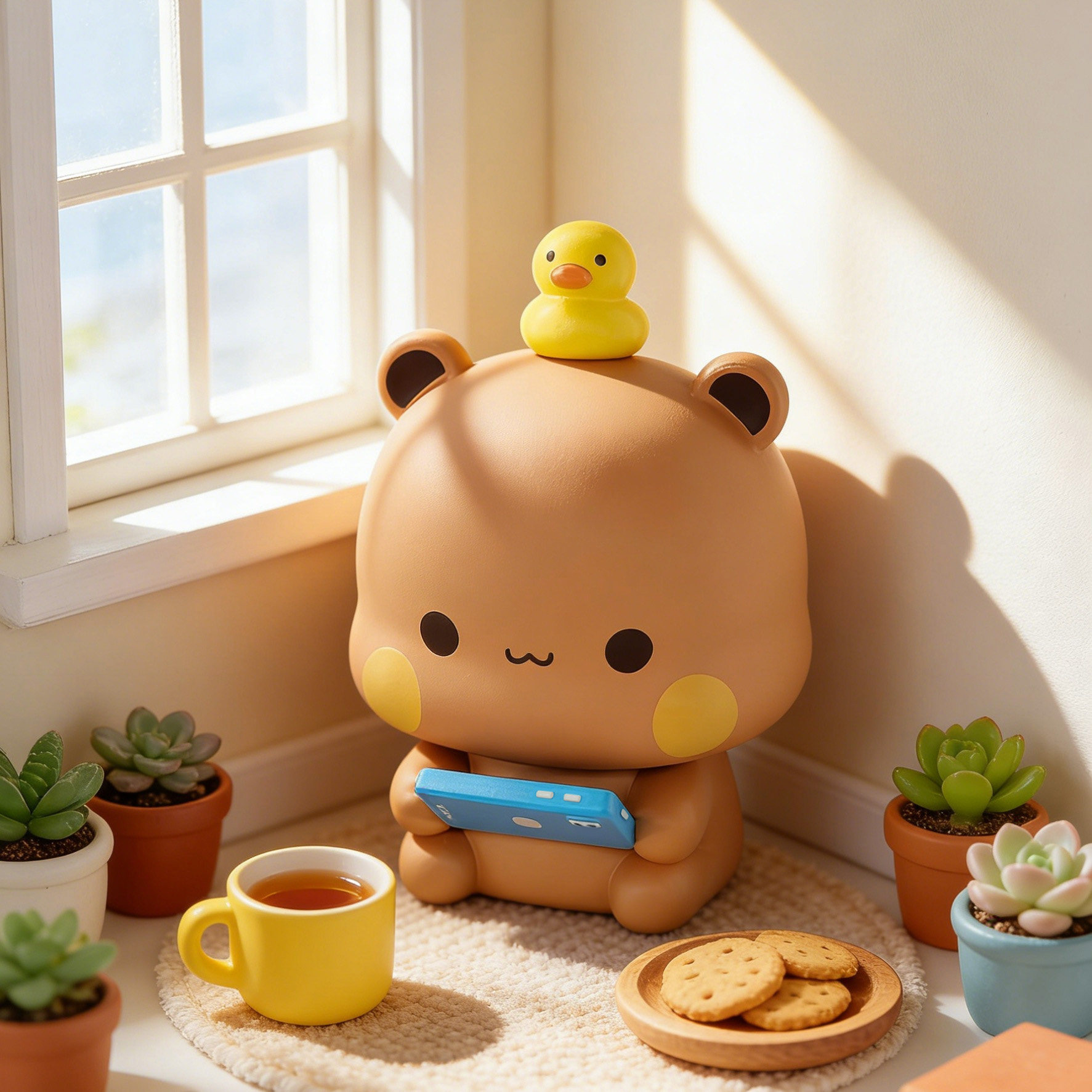 Model Kit China - Original Dudu und Bubu Blindbox-Serie: „Busy