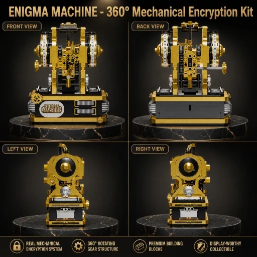 Enigma-Maschine Baukasten-Set  – Model Kit History Bewertung und Preis