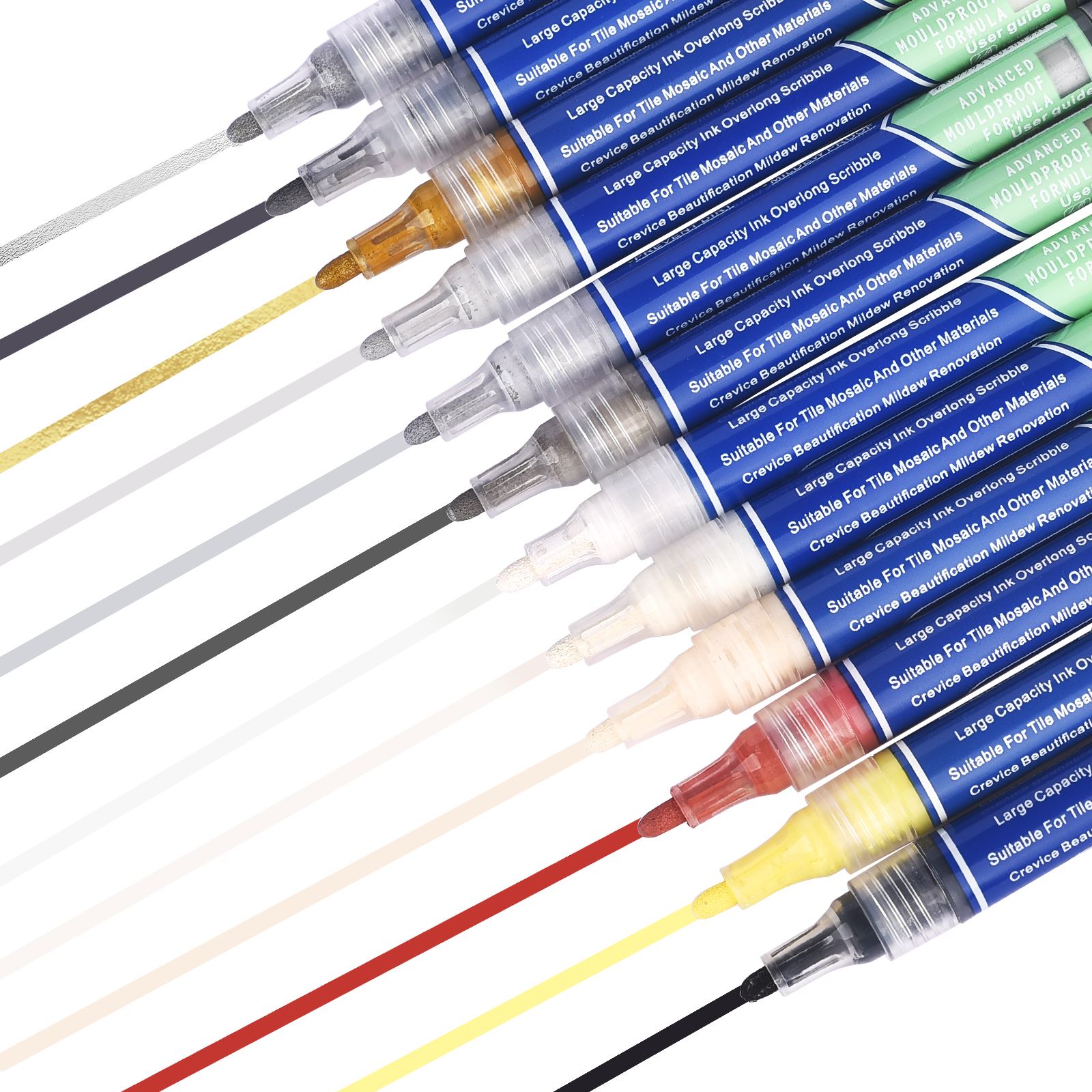 12 Farben wasserdichte weiße W – Paint Model Kit Bewertung und Preis