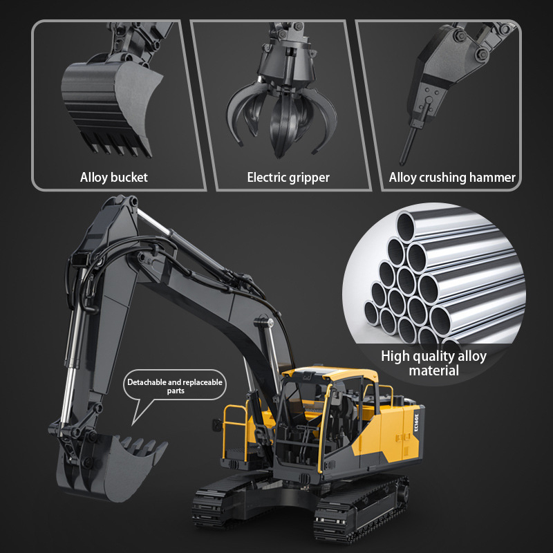 Double E E598 EC160E 1:16 E593 – Model Kit Excavator Bewertung und Preis