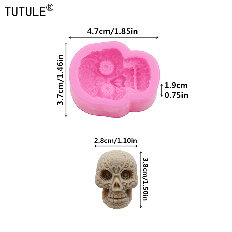 Totenkopf Harzform Schmuck Ohr – Model Kit Varnish Bewertung und Preis