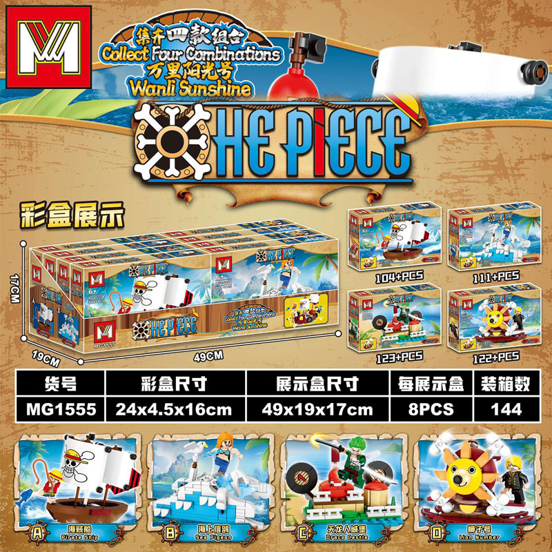 4-in-1 One Piece THOUSAND SUNN – Model Kit One Piece Ship Bewertung und Preis